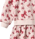 Wheat Kjole   Maggie   Mandel Peach Sløyfer   Wheat   5 år (110)   Kjole Beige Rosa Rød