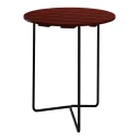 Grythyttan Stålmöbler Bord 6B 60 cm Mørkerød / Svart