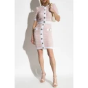 Balmain Dame Skjørt Rosa S,