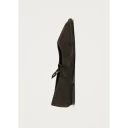 ALOHAS Sway Suede Coffee Brown Leather Ballet Flats - Brown - 37