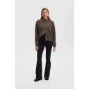 Gestuz Alphagz Short Cardigan Noos   DARK SAND MELANGE   XXS