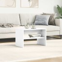 TV benk hvit 60x40x40 cm konstruert tre