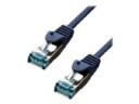 ProXtend - Koblingskabel - RJ-45 (hann) til RJ-45 (hann) - 7 m - 6 mm - S/FTP - CAT 6a - IEEE 802.3at - halogenfri, formstøpt, uten hindringer, flertrådet - blå