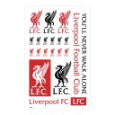 12 stk Midlertidige Liverpool FC Tatoveringer