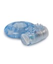 Easytoys Vibrerende Penisring m/ Rillet Klitorisstimulator