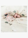 Done by Deer Bedlinen Junior Int Tiny Farm Sand   Beige   DUVET:100X 140CM/PILLOW:40X 60CM