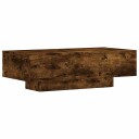 vidaXL Salongbord røkt eik 100x49,5x31 cm konstruert tre
