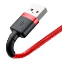 Baseus Cafule USB A - Lightning Kabel 3m Rød 2A