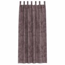  Gardin med gardiner 2 pcs Brun 225 x 140 cm Fløyel