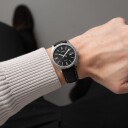 Casio Herreklokke MTP 1302PL 1AVEF Collection Sort/Lær Ø38 mm