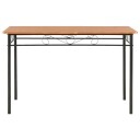 vidaXL Spisebord brun 120x70x75 cm MDF