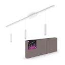 Philips Hue Perifo skinnependel, 3 spot, hvit