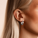 Snö Of Sweden Liddy Ring Ear Plain Silver Onesize