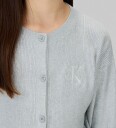 Calvin Klein Cardigan   Strikk   Coated   Sølv   Calvin Klein   10 år 140   Cardigan   Grå