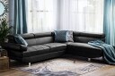 Norrea Hjørnesofa 261 cm   Svart