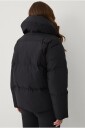 Áhkká - Dun jakke Warm Quilted Jacket With Shawl - Svart