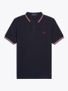 Fred Perry Twin Tipped Polo Blå XXXL