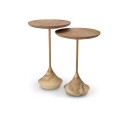 Puglia Side Table Beige set of 2