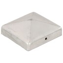  Gjerdestolpehatter pyramide 6 stk galvanisert metall 91x91 mm 145491