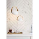 Halo Design DC Taklampe Ø40 Hvit/ Eik