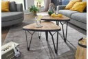 Willowdale Settbord 60 cm Trekantet - Brun / Svart