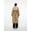 VERO MODA Vmchloe Long Trenchcoat Silver Mink M
