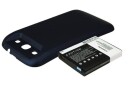 Samsung GT-I9300A Galaxy S3 batteri (3300 mAh 3.7 V, Blå)