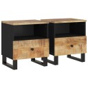  Nattbord 2 stk heltre mango og konstruert tre 8720845578688
