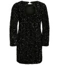 kids ONLY Black Kogconfidence Life Ls Seq Flrd Kjole Jrs 122 128