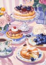 Dessert Cafe Plakat Plakat / 50x70cm