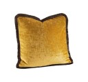 Garda Velvet putetrekk frynser, cognac
