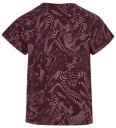 Hummel Hmljr Aop A Shaped T Shirt   Burgundy   122