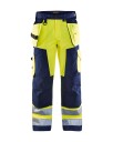 Blåkläder Håndverksbukse varsel Gul/marineblå C44