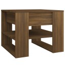 vidaXL Salongbord brun eik 55,5x55x45 cm konstruert tre