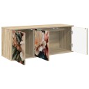 vidaXL Vegghengt TV skap BORNE 102 x 33 x 40 cm Sonoma eik