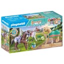 Playmobil - Three Horses with Saddles