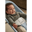 BabyBjörn Balance Soft Vippestol Vevet Jerseystoff Blå/Grå