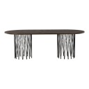 Furniture Fashion Stone spisebord 100x220cm svart, brun. 1711785-01-0 1711792-01-0