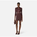 Elisabetta Franchi Dame Kjoler Brun S,