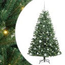  Kunstig sammensatt juletre grønn 150 cm PVC og metall