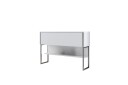 Luxe Kommode 120 cm   Sølv/Hvit