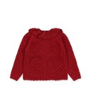 Konges Sløjd Holiday Knit Cardigan Savy Red (86 / 1,5 år)