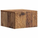 Vegghengt Nattbord 2 pcs Gammelt tre 49 x 34,5 x 20 cm