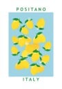 Lemons Flower Market Poster Plakat / 50x70cm