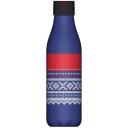 Les Artistes  Bottle Up Marius termoflaske 0,5L blå/rød/hvit