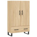  Highboard sonoma eik 69,5x31x115 cm konstruert tre