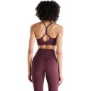 New Balance Essential Yoga Light Support Sports-BH Dame Bordeaux L