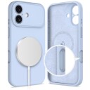 Tech-Protect MagSafe-etui i silikon for iPhone 17 Blå