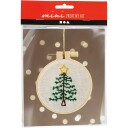 Creativ Company Mini DIY Kit Brodering Julegran