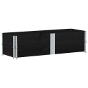  Pallekarmer 2 stk svart 150x50 cm heltre furu